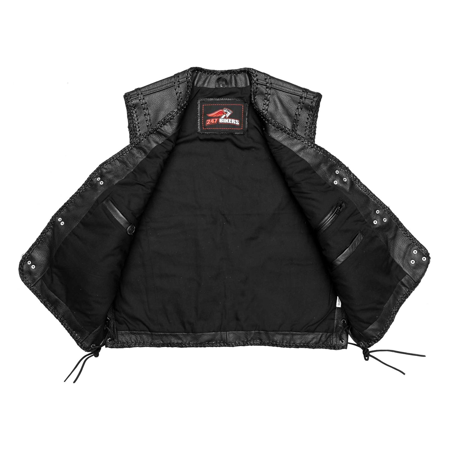 Nahkaliivi Tuplapunoksilla 300-1014