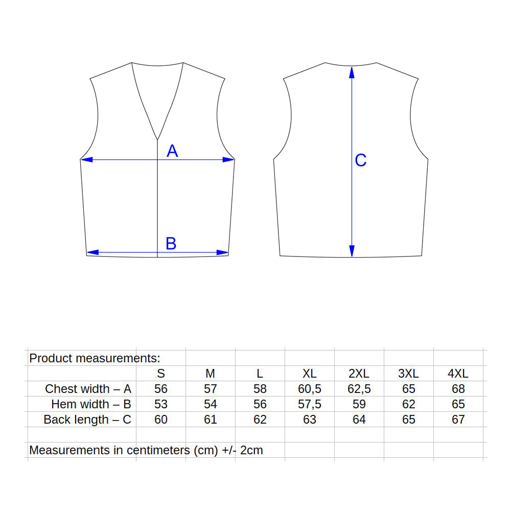 Jax's Black - MP Tekstiili liivi