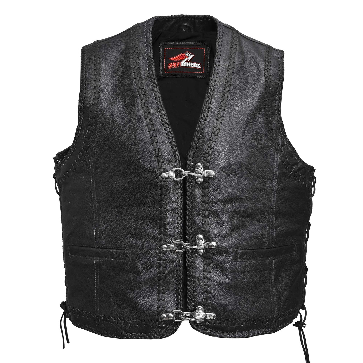 Nahkaliivi Tuplapunoksilla 300-1014