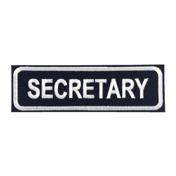 Secretary kangasmerkki - Secretary patch